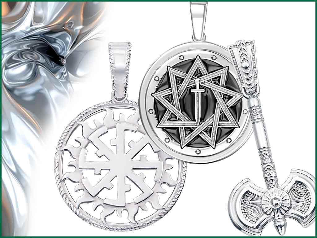 Срібні підвіски