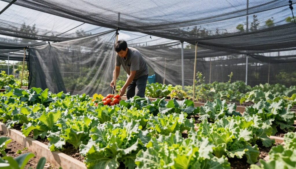 Коли і як використовувати сітку 80% на городі Коли і як використовувати сітку 80% на городі